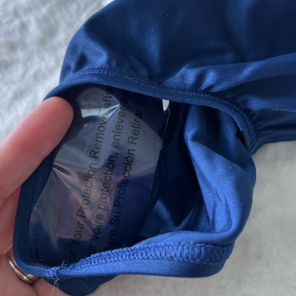 NWT Speedo Learn to Swim Navy One Piece Swimsuit Size 4/20 - Picture 6 of 6